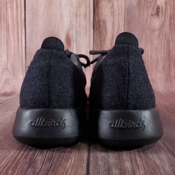 Allbirds WR Wool Runners Mens Size 13 Black Gray Athletic Running Sneakers - Picture 10 of 13